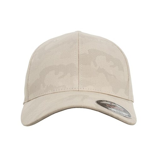 FLEXFIT Flexfit Light Camo Cap (Beige Camo, S/M)