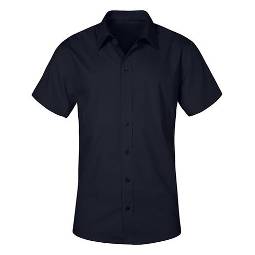 Promodoro Men´s Poplin Shirt Short Sleeve (Navy, S)