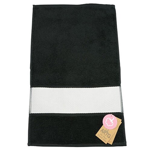 ARTG SUBLI-Me® Guest Towel (Black, 30 x 50 cm)