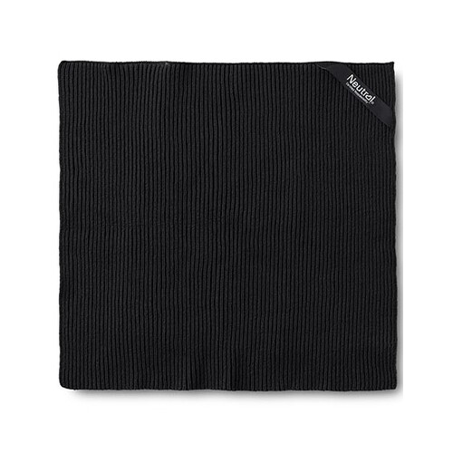 Neutral Rib Knit Kitchen Cloth (2 Pieces) (Black, 30 x 30 cm)