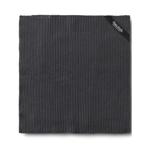 Neutral Pearl Knit Kitchen Cloth (2 Pieces) (Charcoal, 30 x 30 cm)