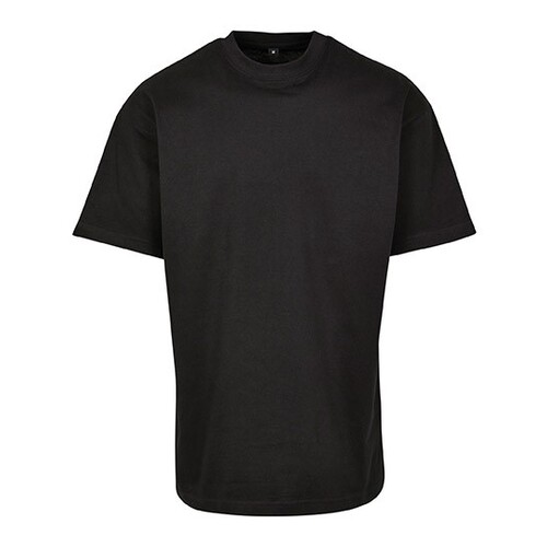 Build Your Brand Premium Combed Jersey T-Shirt (Black, XXL)