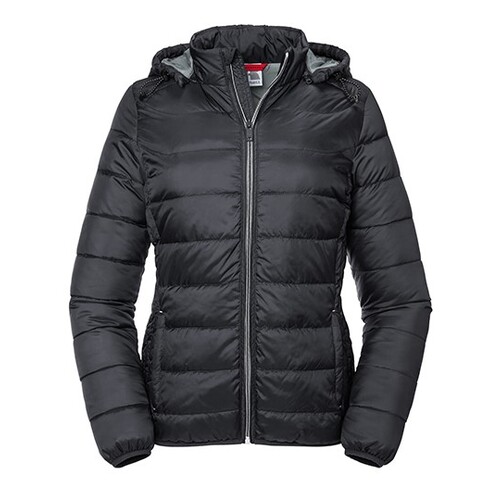 Russell Ladies´ Hooded Nano Jacket (Black, XS)