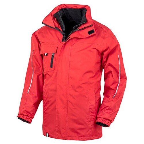 Result Core 3-in-1 Transit Jacket With Printable Softshell Inner (Red, XS)