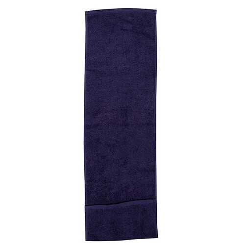 Towel City Pocket Gym Towel (Navy, 30 x 100 cm)