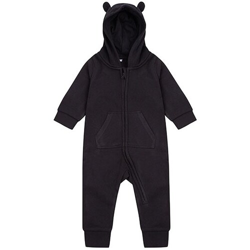 Larkwood Toddler Fleece All In One (Black, 6/12 Monate)