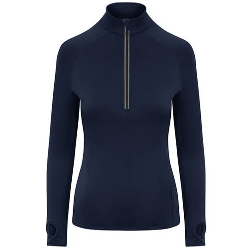 Just Cool Women´s Cool-Flex 1/2 Zip Top (French Navy, XS)