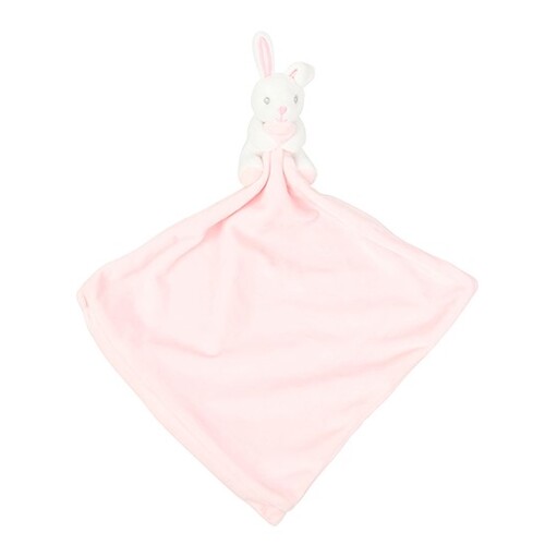 Mumbles Baby Animal Comforter With Rattle (Pink Rabbit, One Size)