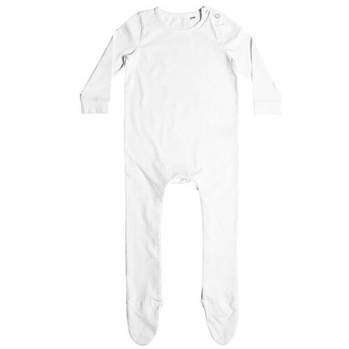 Larkwood Organic Sleepsuit (White, new born)