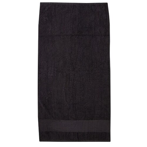 Towel City Printable Hand Towel (Black, 50 x 100 cm)