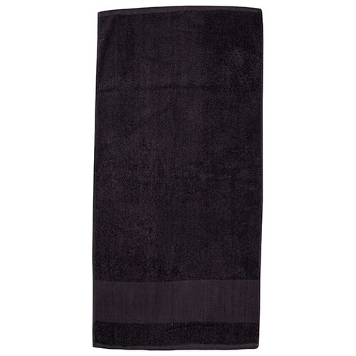 Towel City Printable Bath Towel (Black, 70 x 140 cm)