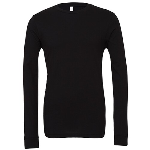 Canvas Unisex Jersey Long Sleeve Tee (Black, XS)