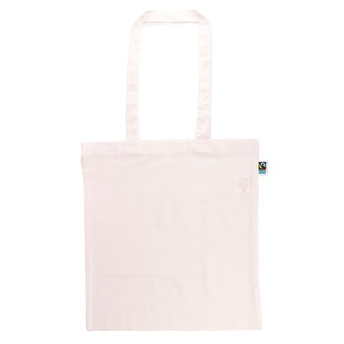 Cotton bag, Fairtrade cotton, long handles