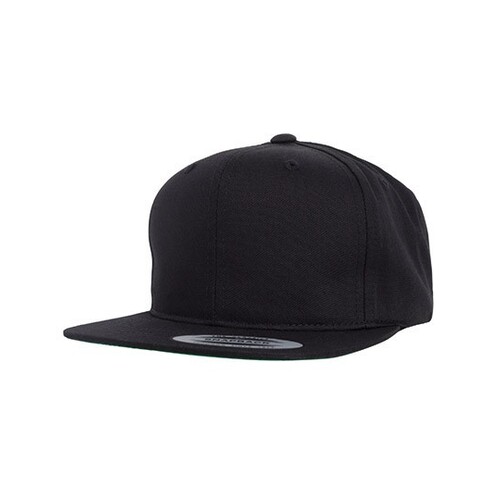 FLEXFIT Pro-Style Twill Snapback Youth Cap (Black, J (2-6))