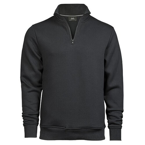 Tee Jays Half Zip Sweatshirt (Dark Grey (Solid), 3XL)