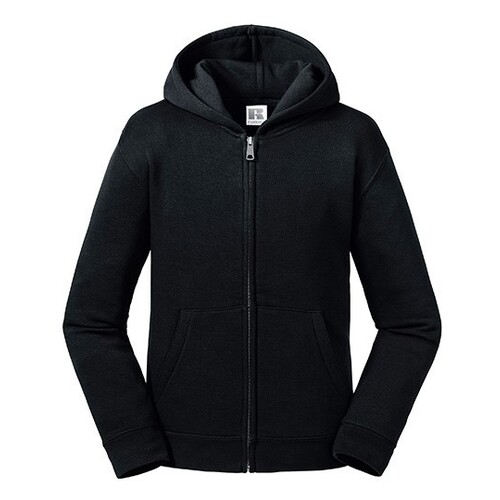 Russell Kids´ Authentic Zipped Hooded Sweat (Black, 104 (S))