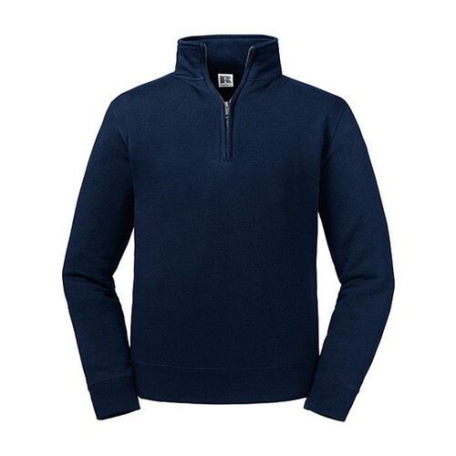 Russell Authentic 1/4 Zip Sweat (French Navy, 4XL)