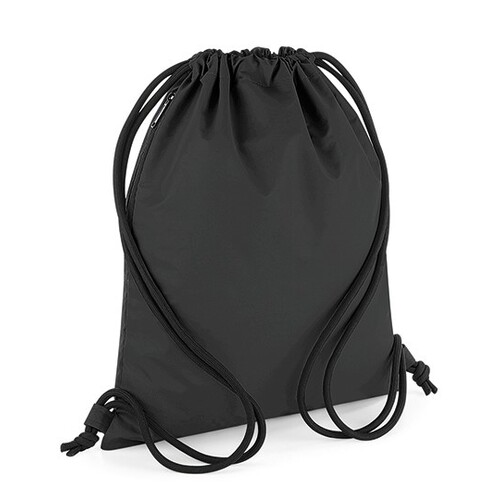 BagBase Reflective Gymsac (Black Reflective, 48 x 40 cm)