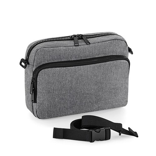 BagBase Modulr™ 2 Litre Multipocket (Grey Marl, 26 x 19 x 7 cm)