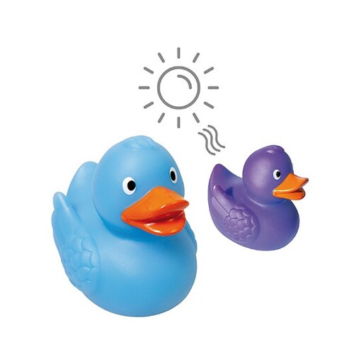 Schnabels® rubber duck UV color change