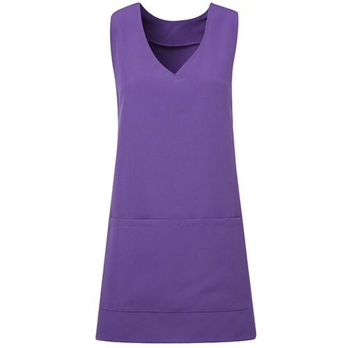 Premier Workwear Tulip Wrap Around Tunic (Purple (ca. Pantone 7447C), L/XL)