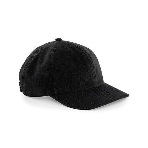 Beechfield Heritage Cord Cap (Black, One Size)