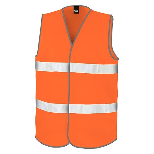 Result Safe-Guard High Vis Safety Vest (Fluorescent Orange, S/M)