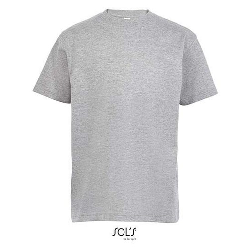 SOL´S Kids´ Imperial T-Shirt (Grey Melange, 2 Jahre (86/94))