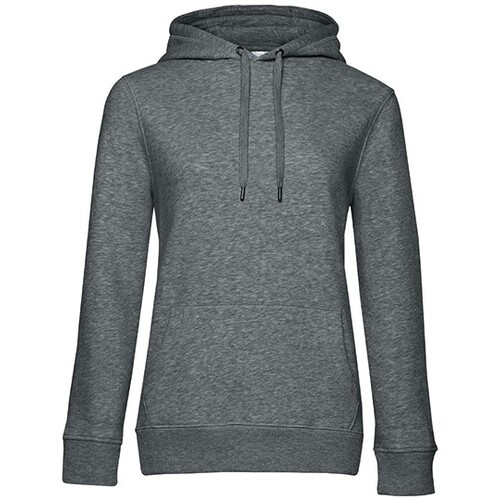 B&C BE INSPIRED QUEEN Hooded Sweat_° (Heather Mid Grey, XXL)