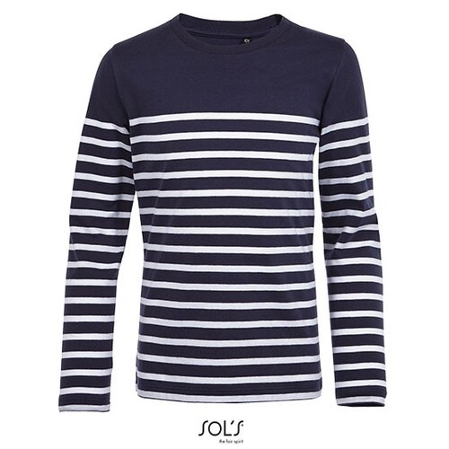 Kids´ Long Sleeve Striped T-Shirt Matelot