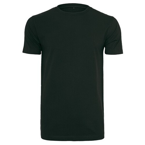 Build Your Brand Organic T-Shirt Round Neck (Black, S)