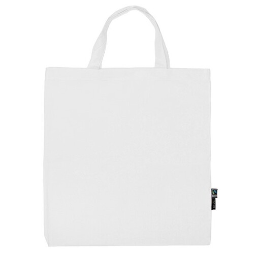 Neutral Shopping Bag Short Handles (White, 38 x 42 cm)