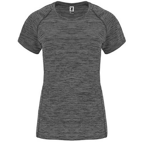 Roly Sport Women´s Austin T-Shirt (Black Melange 243, S)