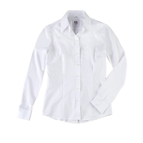 CG Workwear Ladies´ Blouse Scerni (White, 5XL)