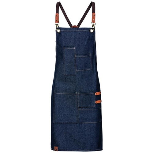 Bib apron denim