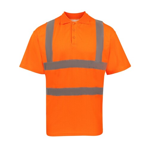 Korntex High-End Polycotton Hi-Vis Polo Shirt Cambridge (Signal Orange, 7XL)