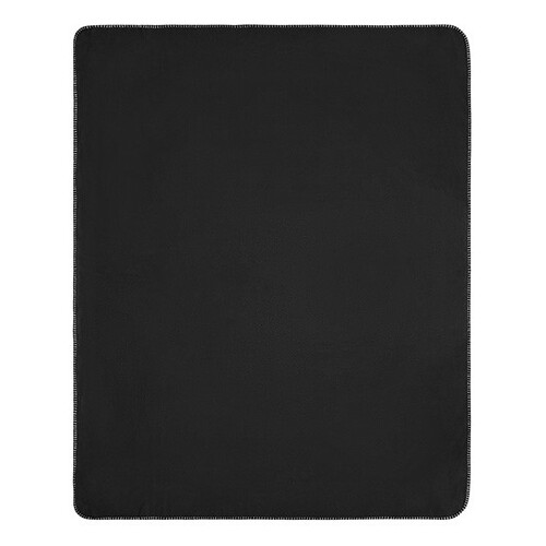 James&Nicholson Fleece Blanket (Black, Light Grey, One Size)