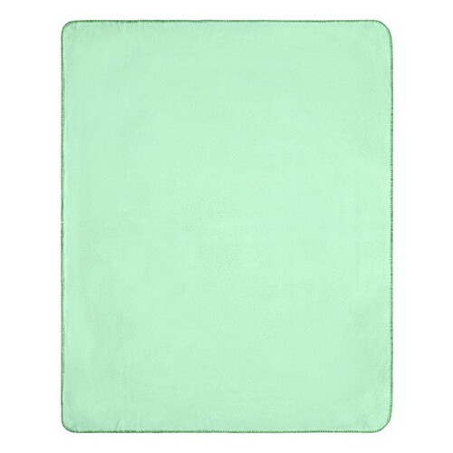 James&Nicholson Fleece Blanket (Soft Green, Green, One Size)