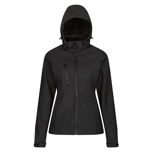 Womens Venturer 3-layer Printable Hooded Softshell Jacket