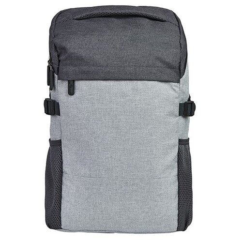 Bags2GO Backpack - Copenhagen (Dark Grey Melange, Light Grey Melange, 45 x 30 x 11 cm)