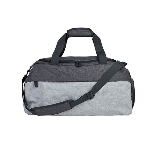 Bags2GO Small Sports Bag - Stavanger (Dark Grey Melange, Light Grey Melange, 53 x 26 x 26 cm)