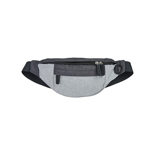 Bags2GO Hip Bag - Helsinki (Dark Grey Melange, Light Grey Melange, 36 x 15 x 7,5 cm)