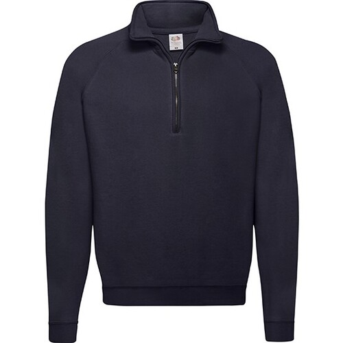 Classic zip neck sweat