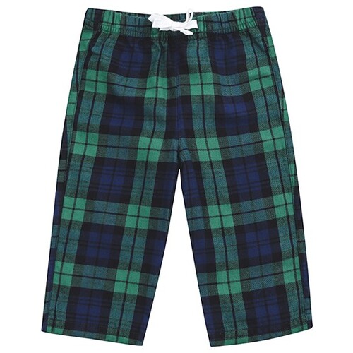 Larkwood Baby Tartan Trousers (Navy-Green Check, 0/6 Monate)