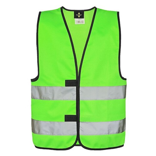 Korntex Kids´ Hi-Vis Safety Vest Aarhus (Neon Green, XXS (3/4 Jahre))