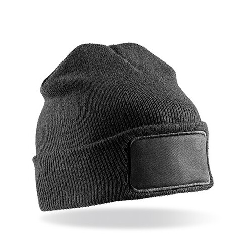 Recycled Double Knit Printers Beanie