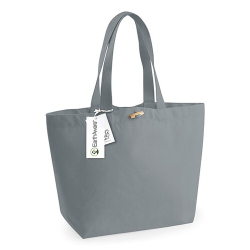 Westford Mill EarthAware® Organic Marina Bag (Pure Grey, 34 x 34 x 17 cm)