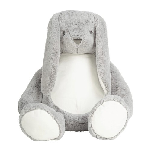 Mumbles Giant Zippie Bunny (Grey, XL)