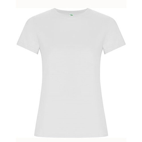 Roly Eco Women´s Golden Organic T-Shirt (White 01, S)