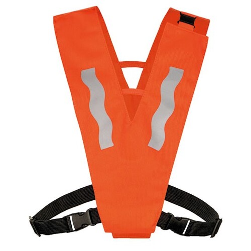 Korntex Kids´ Hi-Vis Safety Collar Haiti With Safety Clasp (Signal Orange, XS (29 x 18 cm))